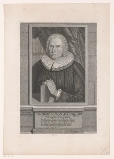 Portret van Johann Adam Tresenreuter