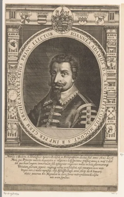 Portret van Johann Adam von Bicken