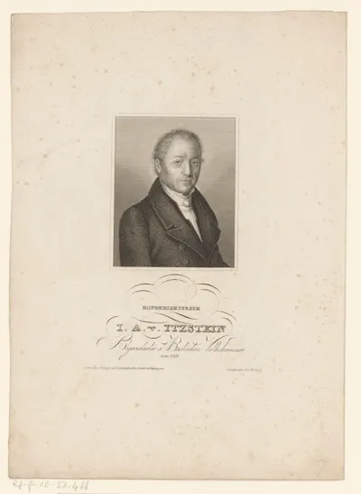 Portret van Johann Adam von Itzstein