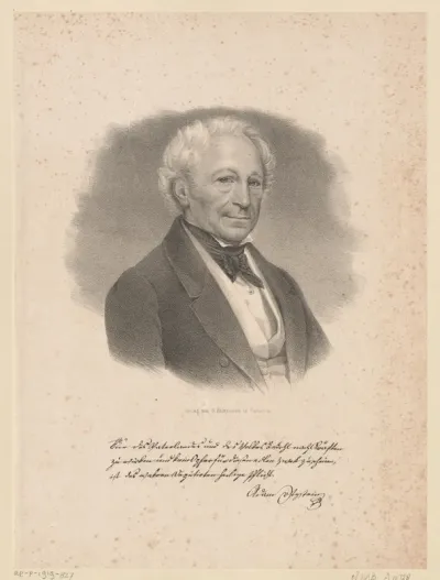Portret van Johann Adam von Itzstein