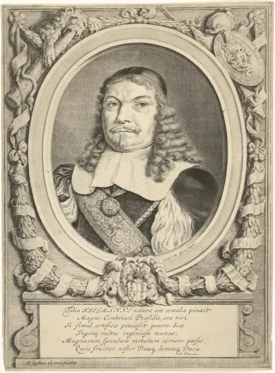 Portret van Johann Adolph Kielmann von Kielmannsegg