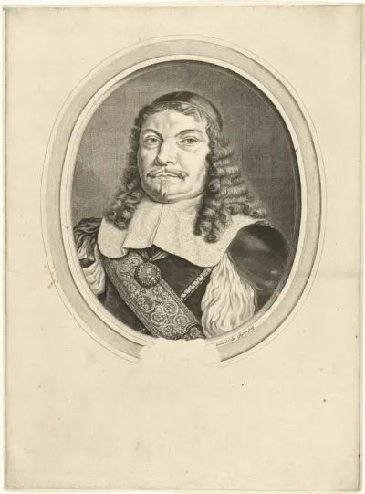 Portret van Johann Adolph Kielmann von Kielmannsegg