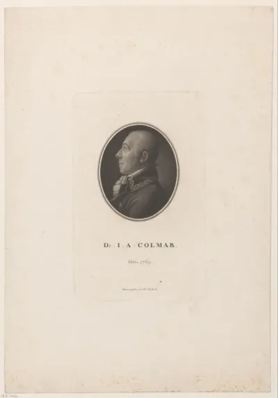 Portret van Johann Albert Colmar