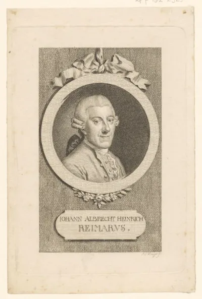 Portret van Johann Albert Heinrich Reimarus