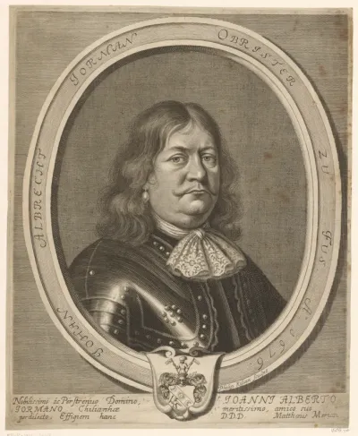 Portret van Johann Albrecht Jorman
