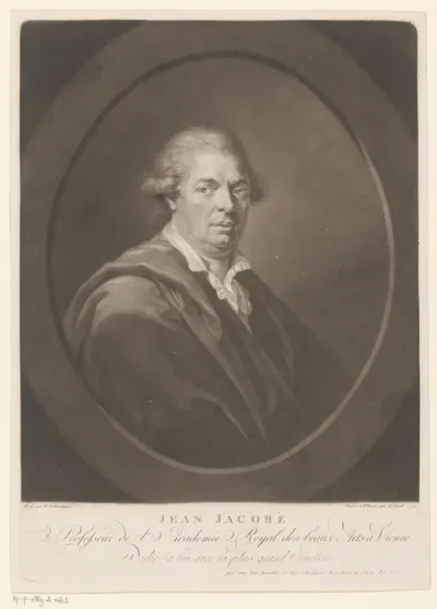 Portret van Johann Alexander Gottfried Jacobé