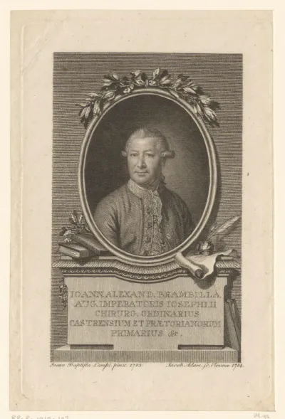 Portret van Johann Alexander von Brambilla