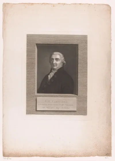 Portret van Johann Aloys Schneider