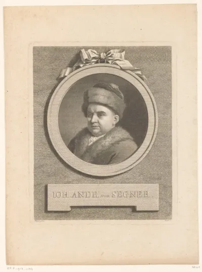 Portret van Johann Andreas von Segner