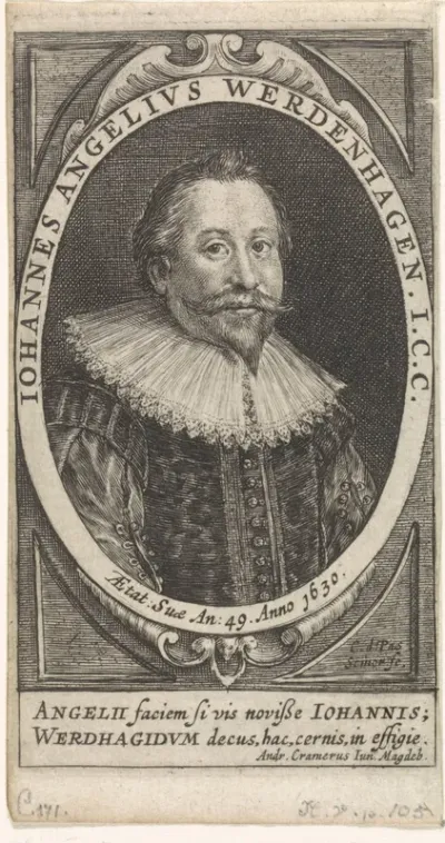 Portret van Johann Angelius Werdenhagen