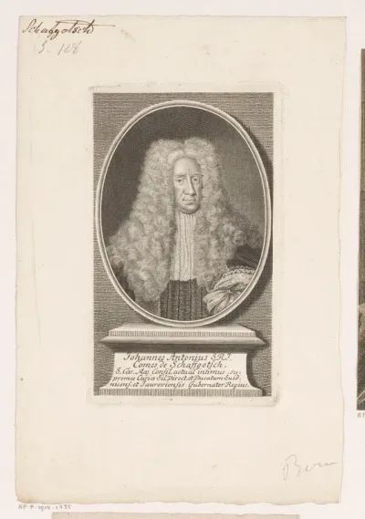 Portret van Johann Anton, Graf von Schaffgotsch