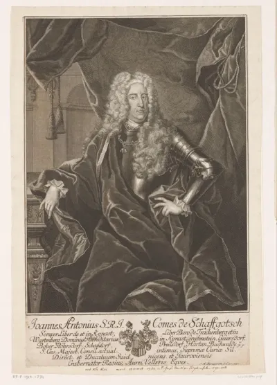 Portret van Johann Anton, Graf von Schaffgotsch