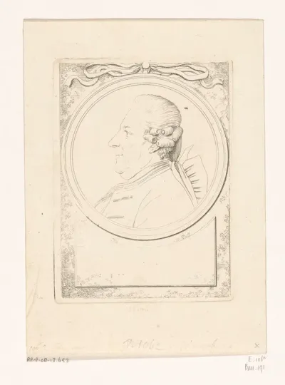 Portret van Johann Anton Janson von Waasberghe