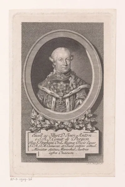 Portret van Johann Anton von Pergen