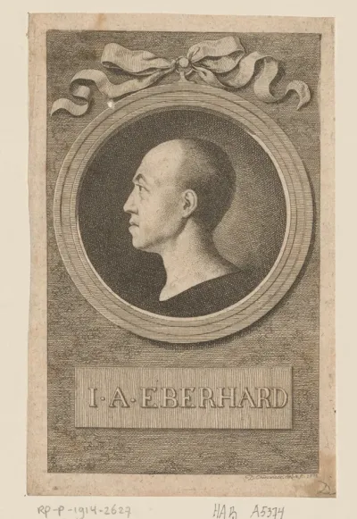 Portret van Johann August Eberhard