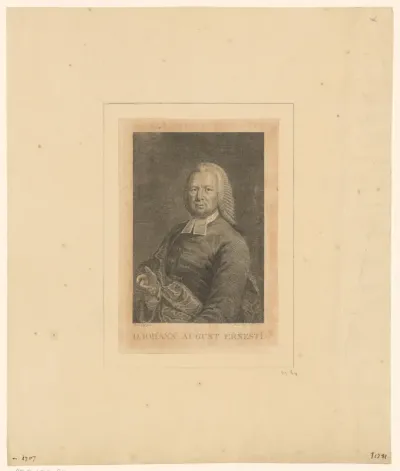 Portret van Johann August Ernesti