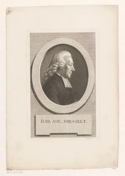 Portret van Johann August Noesselt