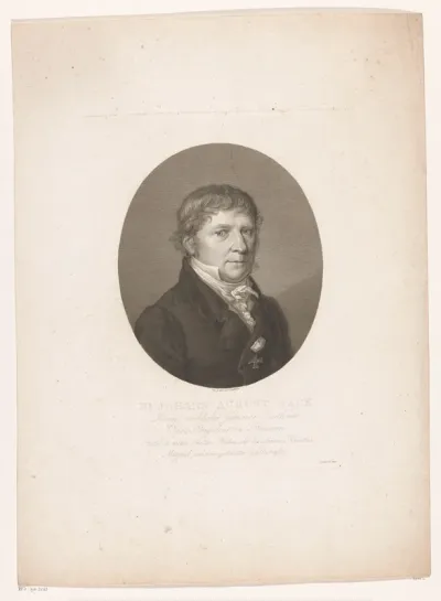 Portret van Johann August Sack