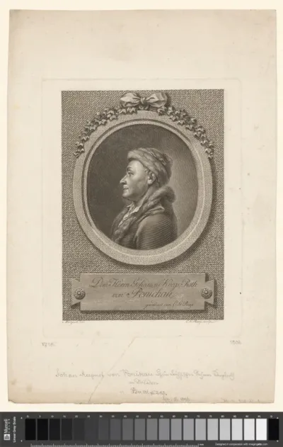 Portret van Johann August von Ponickau