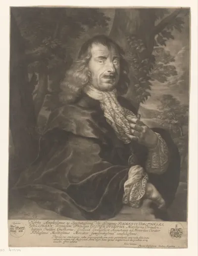 Portret van Johann Balthasar Gullmann