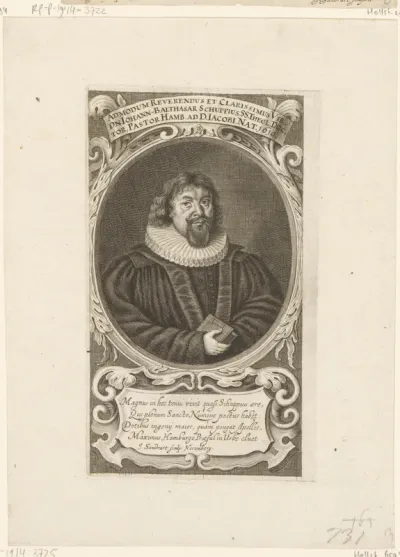 Portret van Johann Balthasar Schupp
