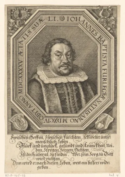 Portret van Johann Baptist Fürleger
