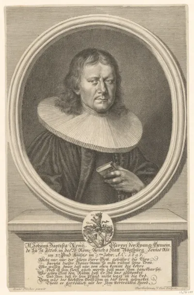 Portret van Johann Baptist Renz