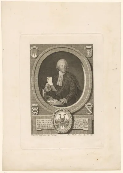 Portret van Johann Baptist von Rehling und Haltenberg