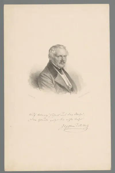 Portret van Johann Baptist von Rettich