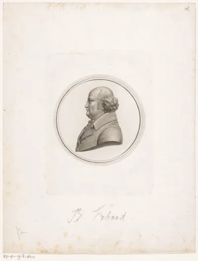 Portret van Johann Benjamin Erhard
