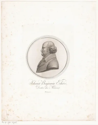 Portret van Johann Benjamin Erhard