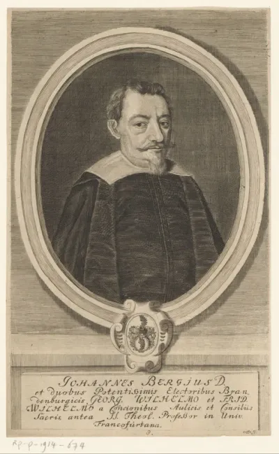 Portret van Johann Bergius