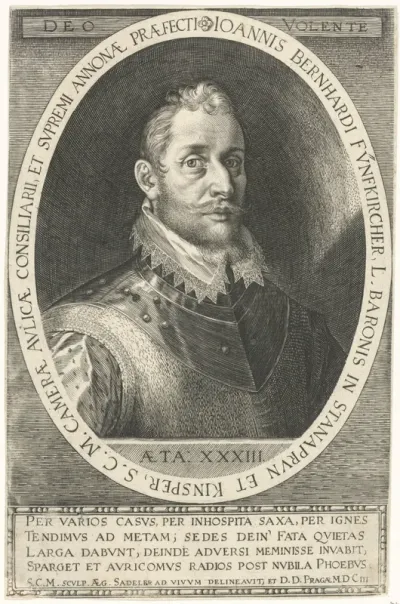 Portret van Johann Bernhard von Fünfkirchen