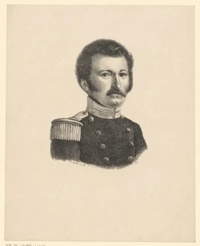 Portret van Johann Bernhard Zündel
