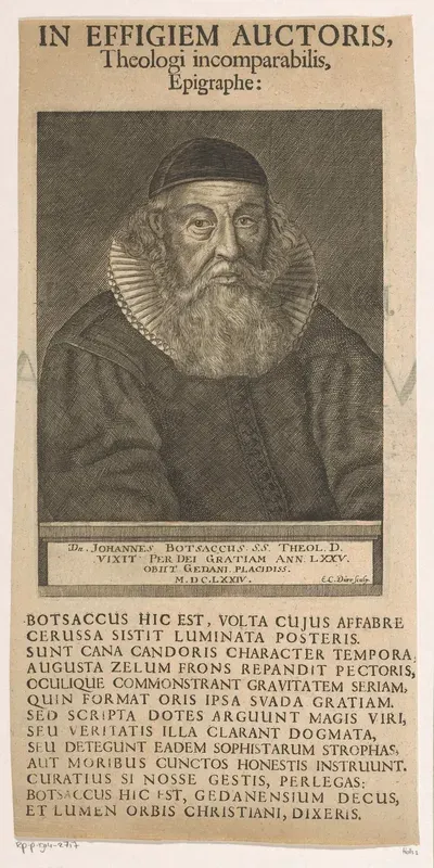 Portret van Johann Botsack