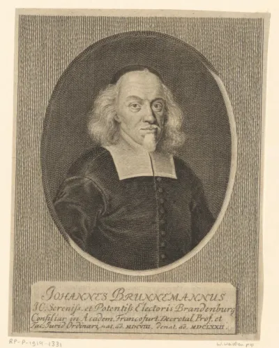 Portret van Johann Brunnemann