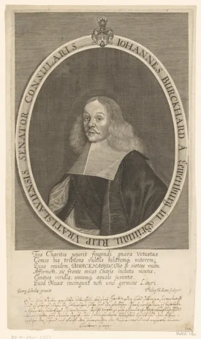 Portret van Johann Burckard de Lewenburg