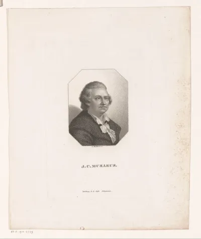 Portret van Johann Carl August Musäus