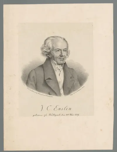 Portret van Johann Carl Enslen