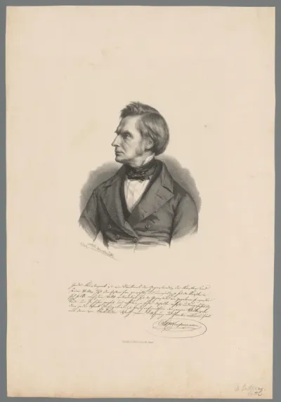 Portret van Johann Carl Heinrich Koopmann