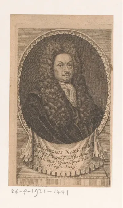 Portret van Johann Carl Naeve