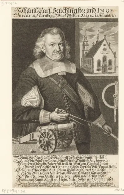 Portret van Johann Carl