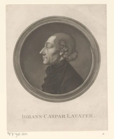 Portret van Johann Caspar Lavater
