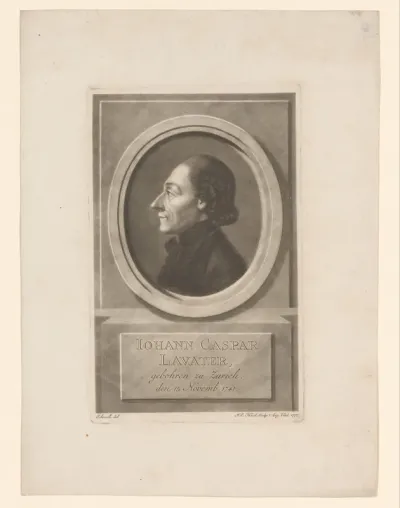 Portret van Johann Caspar Lavater