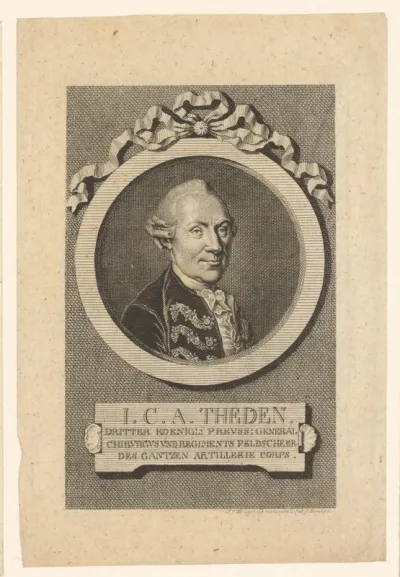 Portret van Johann Christian Anton Theden