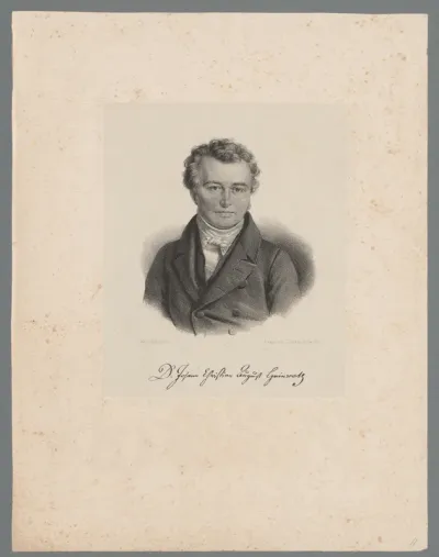 Portret van Johann Christian August Heinroth