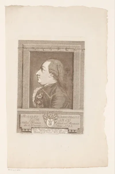 Portret van Johann Christian Gerning