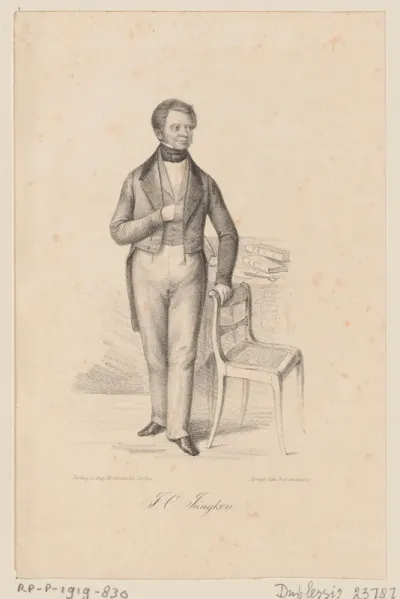 Portret van Johann Christian Jüngken