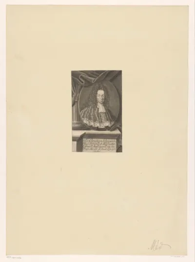 Portret van Johann Christian Lehmann