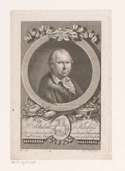 Portret van Johann Christian Schubart von Kleefeld